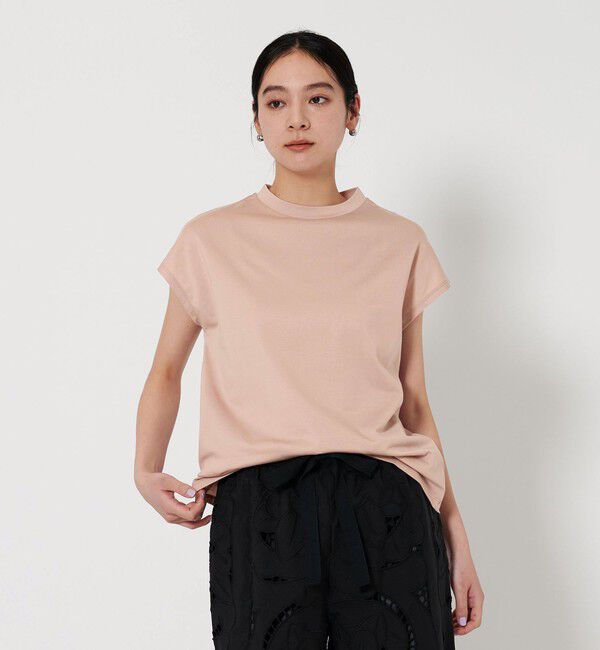 BEAUTY&YOUTH UNITED ARROWS「クルーネック フレンチスリーブ カットソー」|Tシャツ・カットソー|