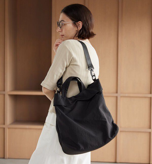 BEAUTY&YOUTH UNITED ARROWS「パーテーション ビッグ トートバッグ  -2WAY-」|トートバッグ|BLACK