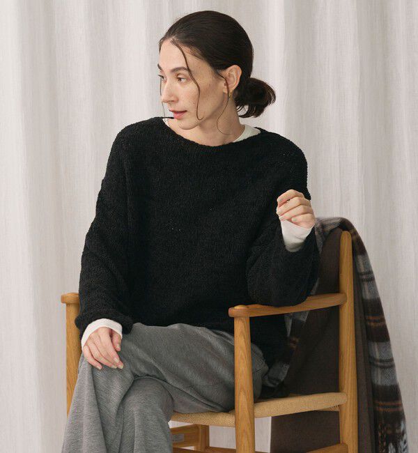 BEAUTY&YOUTH UNITED ARROWS「テープヤーン ニットプルオーバー」|ニット・セーター|