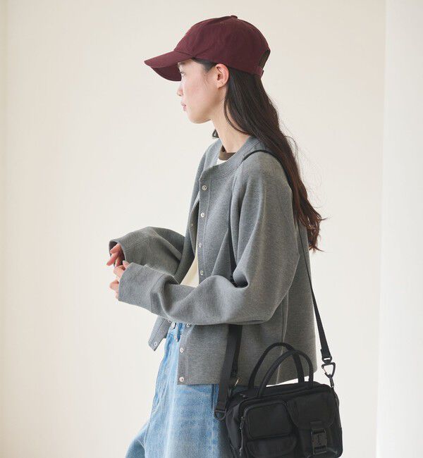 BEAUTY&YOUTH UNITED ARROWS「ダブルフェイス リングボタンカーディガン ウォッシャブル」|カーディガン|