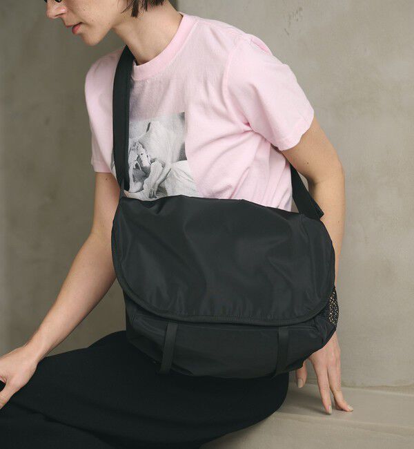 BEAUTY&YOUTH UNITED ARROWS「フラップ ショルダーバッグ」|ショルダー・メッセンジャー|BLACK