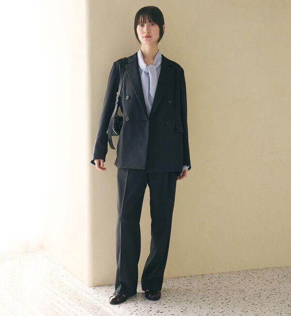 BEAUTY&YOUTH UNITED ARROWS「リネンライク ワイドストレートパンツ ウォッシャブル」|その他|