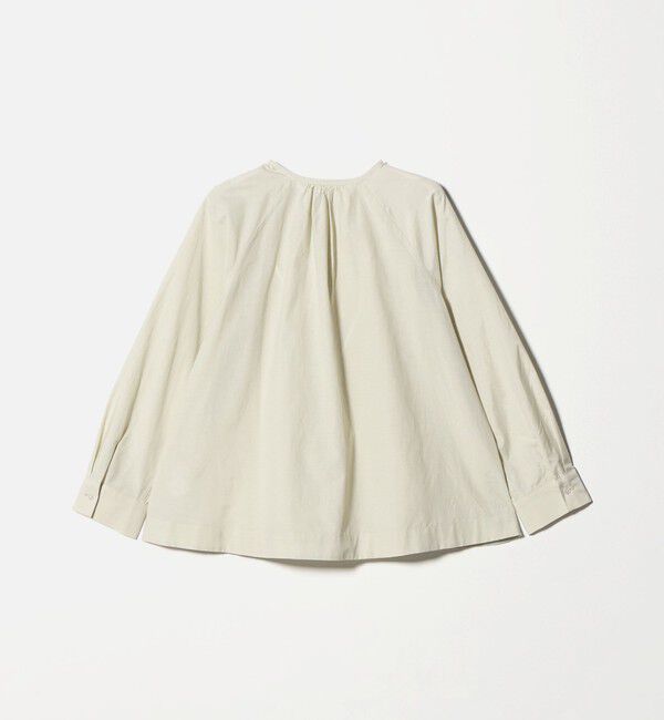 BEAUTY&YOUTH UNITED ARROWS「リボンタイ ノーカラーブラウス」|シャツ・ブラウス|