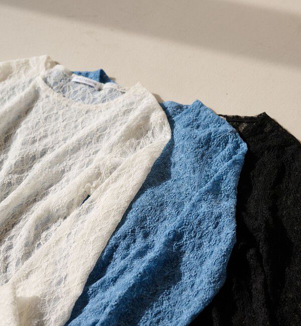 BEAUTY&YOUTH UNITED ARROWS「フラワーレース プルオーバー」|Tシャツ・カットソー|