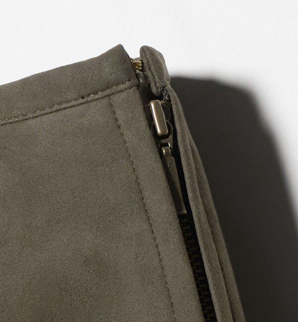 ATTISESSION「＜ATTISESSION＞スエードライク フリンジ スカート」|スカート|