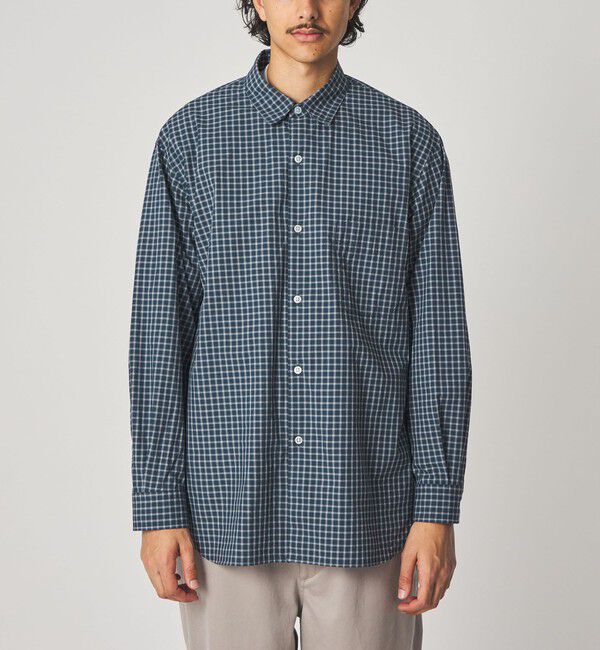 STEVEN ALAN「＜Steven Alan＞ ヘイズ チェック レギュラーカラー シャツ LOOSE」|シャツ・ブラウス|