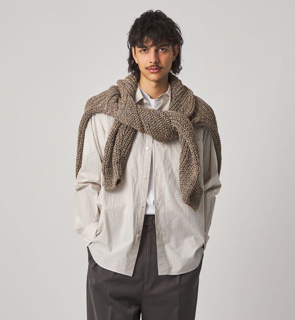 STEVEN ALAN「＜Steven Alan＞ ヘイズ ストライプ レギュラーカラー シャツ NARROW」|シャツ・ブラウス|