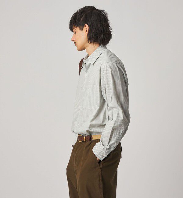 STEVEN ALAN「＜Steven Alan＞ ヘイズ ストライプ レギュラーカラー シャツ NARROW」|シャツ・ブラウス|