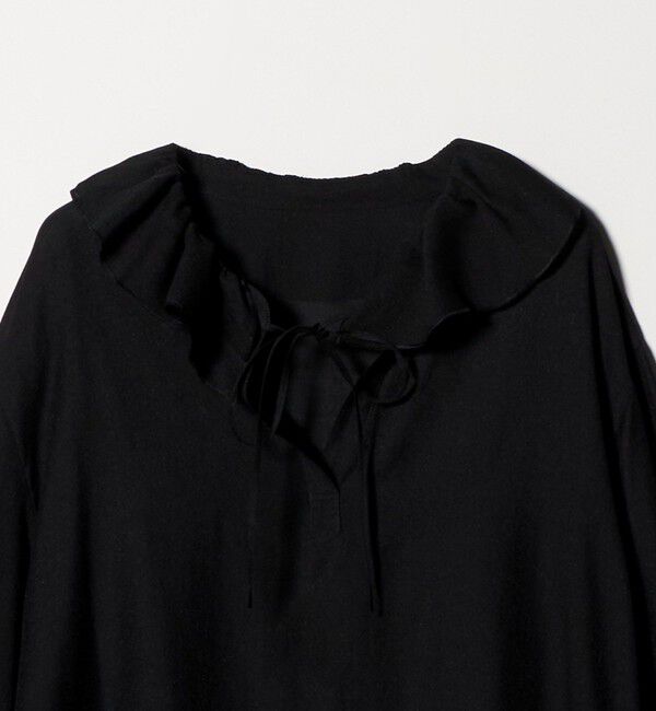 BEAUTY&YOUTH UNITED ARROWS「ラッフル スキッパーブラウス」|シャツ・ブラウス|
