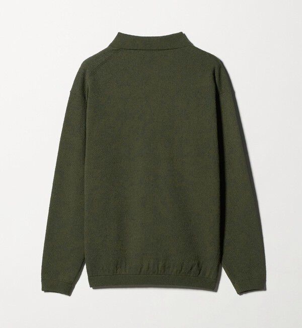 BEAUTY&YOUTH UNITED ARROWS「クリンプ コットン ポロスキッパー ニット ウォッシャブル」|ニット・セーター|