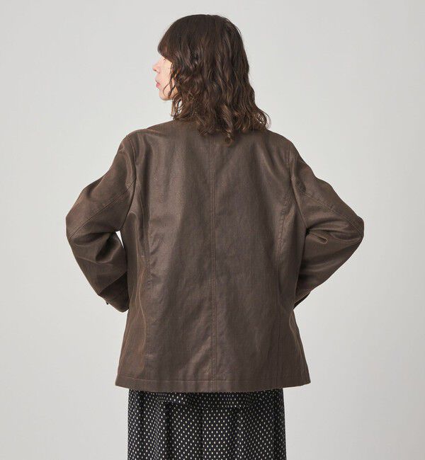 STEVEN ALAN「＜Steven Alan＞クラック ライク ノーカラー ジャケット」|その他|