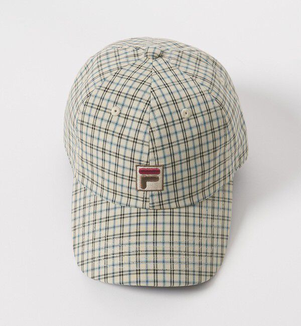 BEAUTY&YOUTH UNITED ARROWS「【別注】＜FILA＞チェック キャップ」|キャップ・キャスケット|