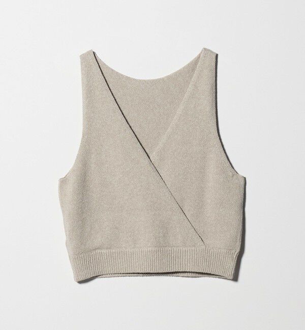 BEAUTY&YOUTH UNITED ARROWS「コットン麻ブレンド カシュクール 2WAYニットベスト  ウォッシャブル」|ベスト・ジレ|