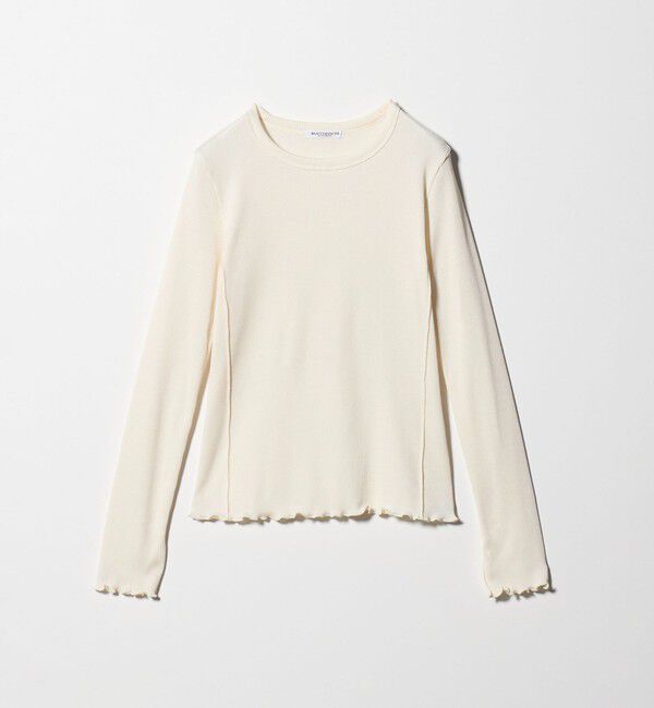 BEAUTY&YOUTH UNITED ARROWS「ポリエステルコットンテレコ メローステッチ クルーネックカットソー」|Tシャツ・カットソー|