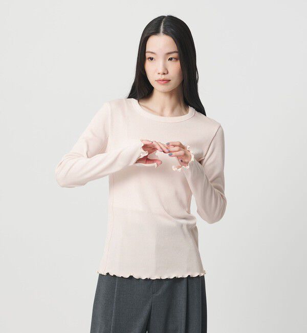 BEAUTY&YOUTH UNITED ARROWS「ポリエステルコットンテレコ メローステッチ クルーネックカットソー」|Tシャツ・カットソー|