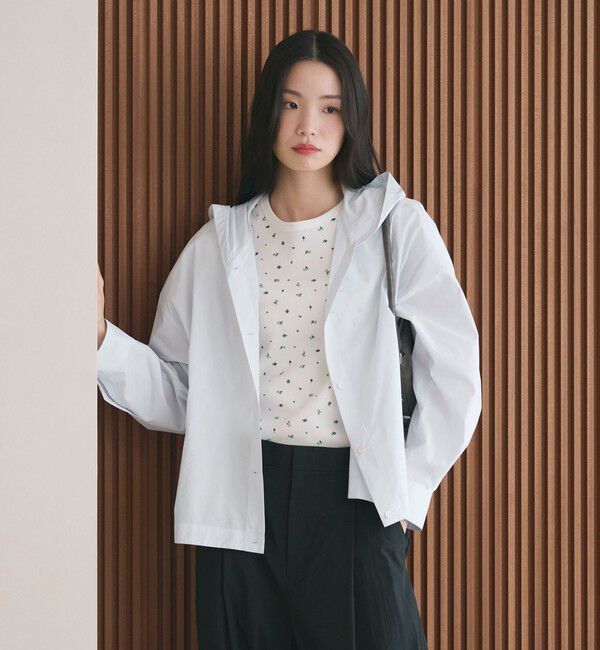 BEAUTY&YOUTH UNITED ARROWS「ポリエステルコットン フードシャツ」|シャツ・ブラウス|