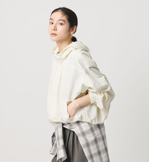 BEAUTY&YOUTH UNITED ARROWS「ナイロン ギャザーフードブルゾン ウォッシャブル」|ブルゾン・スタジャン|