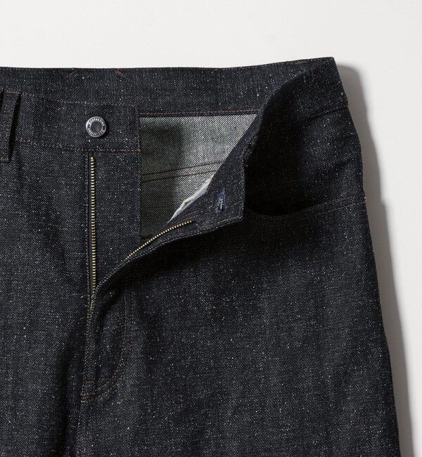 MONKEY TIME「リジッド ネップ デニム バギー パンツ」|チノ|