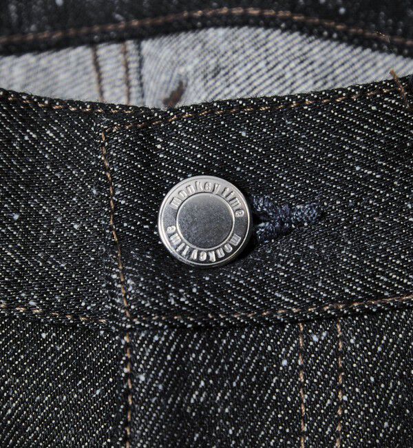 MONKEY TIME「リジッド ネップ デニム バギー パンツ」|チノ|