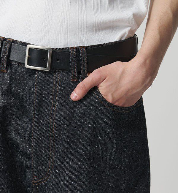 MONKEY TIME「リジッド ネップ デニム バギー パンツ」|チノ|