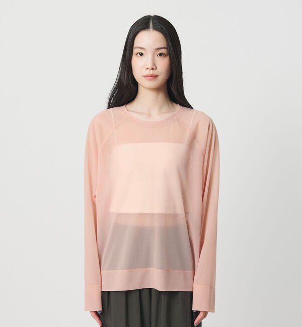 BEAUTY&YOUTH UNITED ARROWS「オーガンジー ラグランスリーブカットソー ウォッシャブル」|Tシャツ・カットソー|