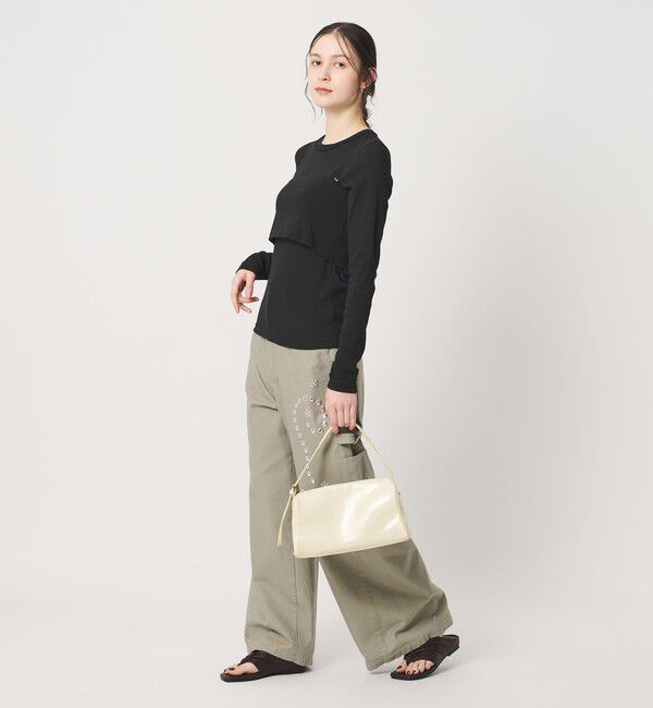 BEAUTY&YOUTH UNITED ARROWS「コットンポリウレタン ロングスリーブカットソー&バンドゥ」|Tシャツ・カットソー|