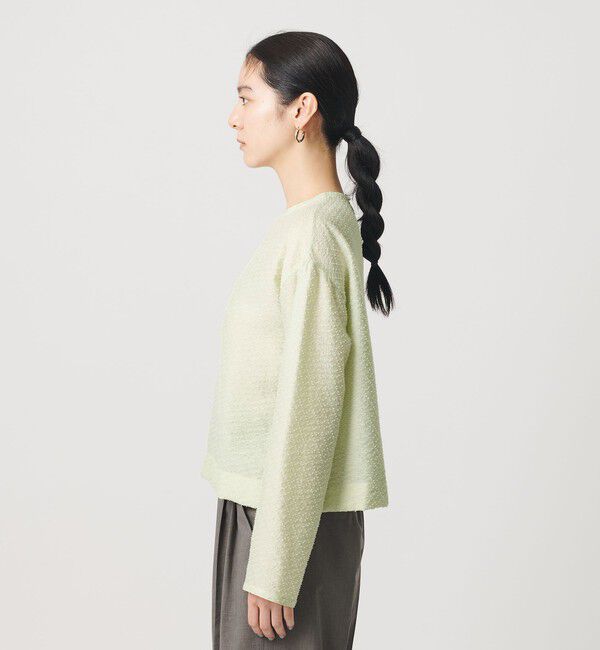 BEAUTY&YOUTH UNITED ARROWS「ピンドット シアージャガード ブラウス ウォッシャブル」|シャツ・ブラウス|