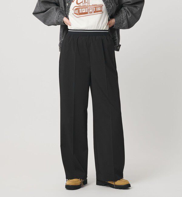 BEAUTY&YOUTH UNITED ARROWS「ラインゴム ワイドパンツ ウォッシャブル 防シワ」|その他|
