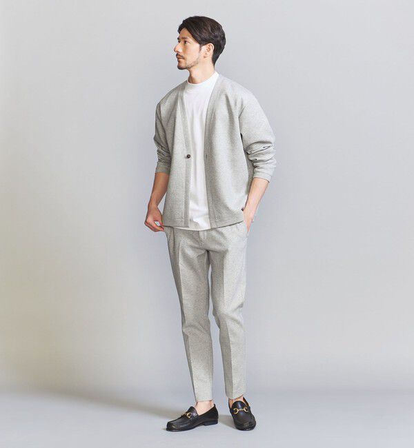 BEAUTY&YOUTH UNITED ARROWS「【WEB限定 WARDROBE SMART】ダブルニット カーディガン/セットアップ対応【抗菌・防臭】」|カーディガン|