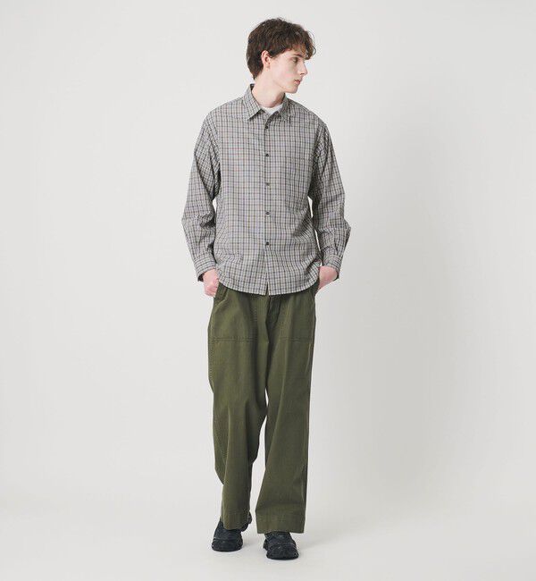 BEAUTY&YOUTH UNITED ARROWS「ツイスト チェック レギュラー シャツ FORM型」|シャツ・ブラウス|