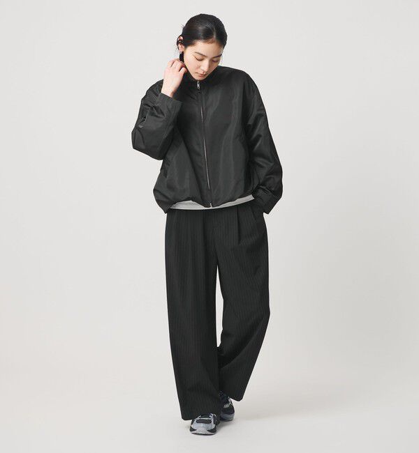 BEAUTY&YOUTH UNITED ARROWS「ポリエステル スタンドカラー ブルゾン」|ブルゾン・スタジャン|