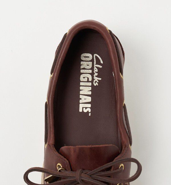 BEAUTY&YOUTH UNITED ARROWS「＜Clarks Originals＞Godney Boat シューズ/ダークブラウン」|デッキシューズ|