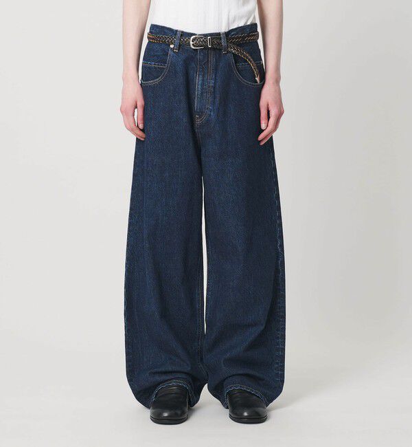 MONKEY TIME「デニム ルーズ ポケット バギー パンツ」|チノ|