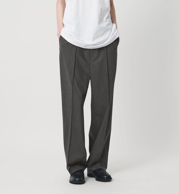 NICE WEATHER「＜NICE WEATHER＞ピンタック イージーパンツ」|スラックス|