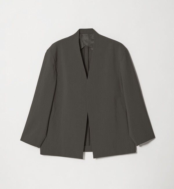 MONKEY TIME「RENU TROシリーズ ラペルレス ジャケット -セットアップ対応-」|テーラードジャケット|