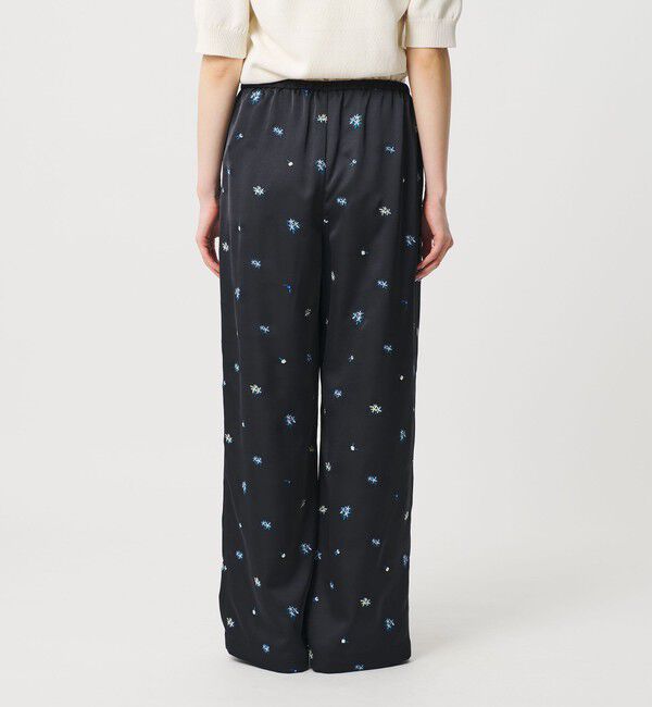 BEAUTY&YOUTH UNITED ARROWS「フラワー エンブロイダリー ドローストリング パンツ ウォッシャブル」|その他|