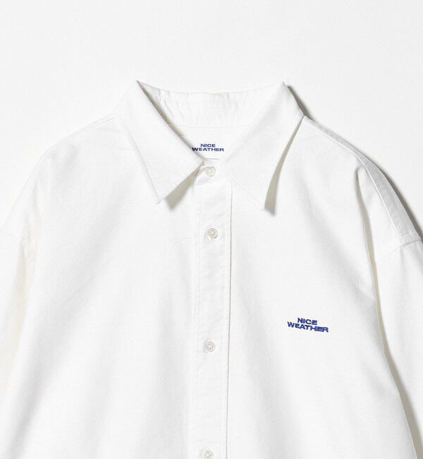 NICE WEATHER「＜NICE WEATHER＞OX ロゴシャツ」|シャツ・ブラウス|
