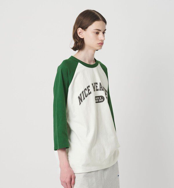 NICE WEATHER「＜NICE WEATHER＞ロゴ ラグランTシャツ」|Tシャツ・カットソー|