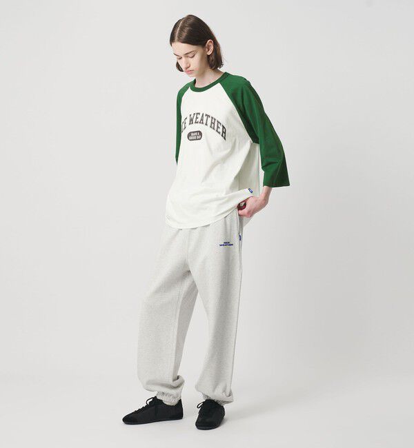 NICE WEATHER「＜NICE WEATHER＞ロゴ ラグランTシャツ」|Tシャツ・カットソー|