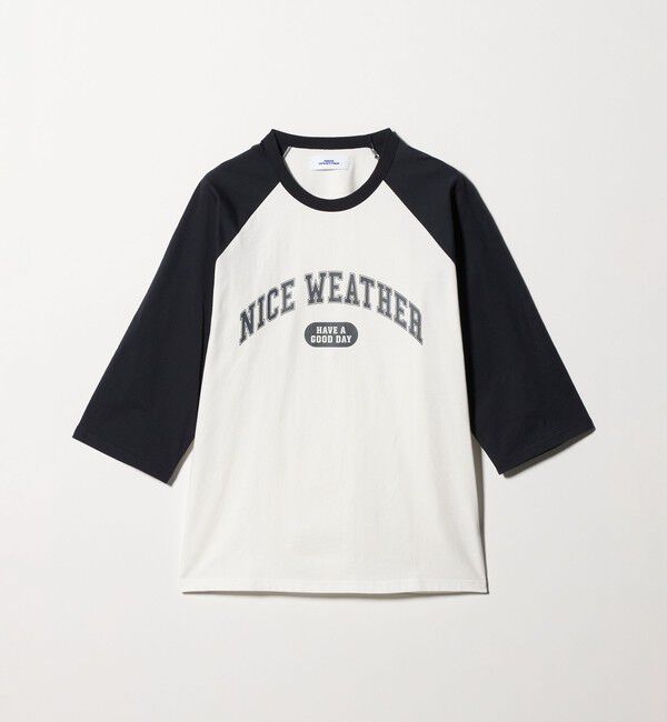 NICE WEATHER「＜NICE WEATHER＞ロゴ ラグランTシャツ」|Tシャツ・カットソー|