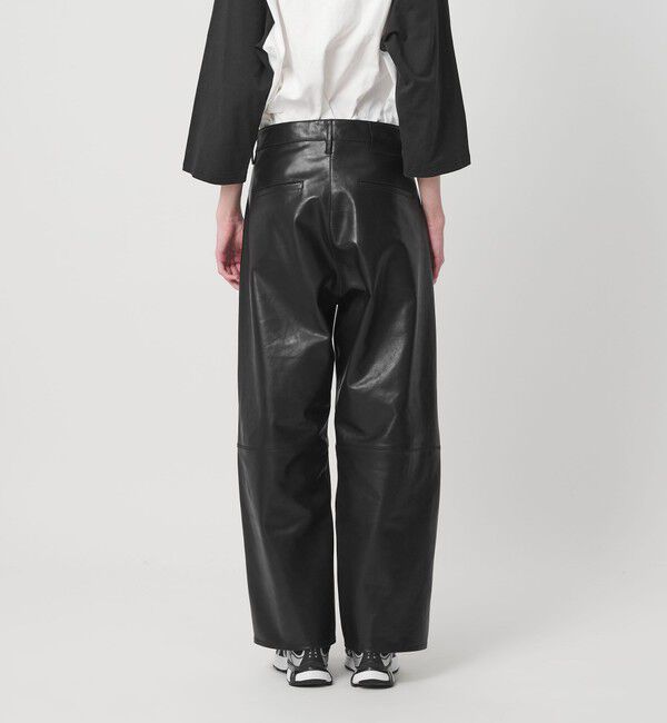 NICE WEATHER「＜NICE WEATHER＞バッファローレザー 5ポケットパンツ」|チノ|