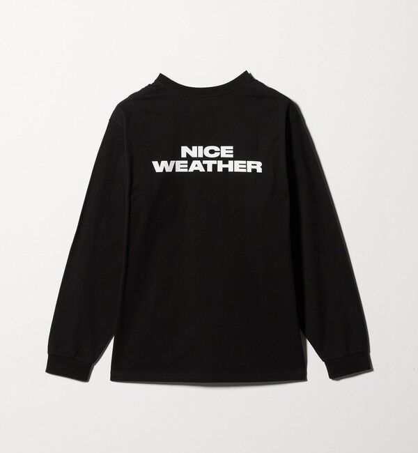 NICE WEATHER「＜NICE WEATHER＞ロゴ ロングスリーブTシャツ」|Tシャツ・カットソー|