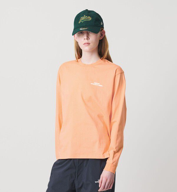 NICE WEATHER「＜NICE WEATHER＞ロゴ ロングスリーブTシャツ」|Tシャツ・カットソー|ORANGE