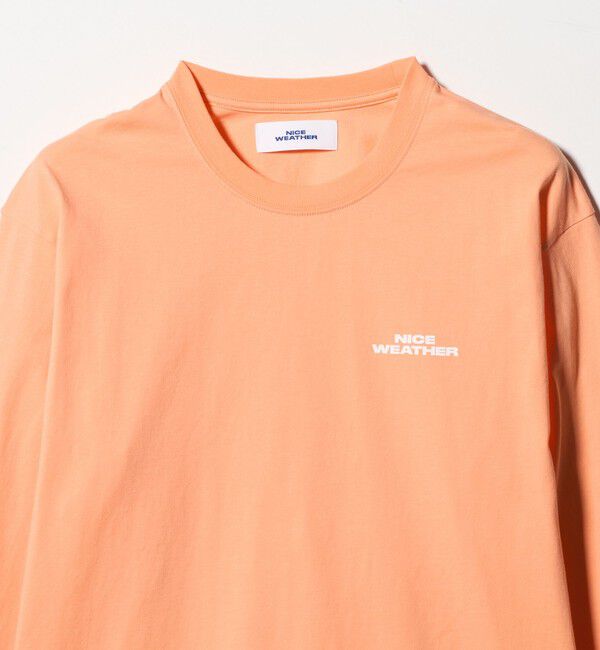 NICE WEATHER「＜NICE WEATHER＞ロゴ ロングスリーブTシャツ」|Tシャツ・カットソー|