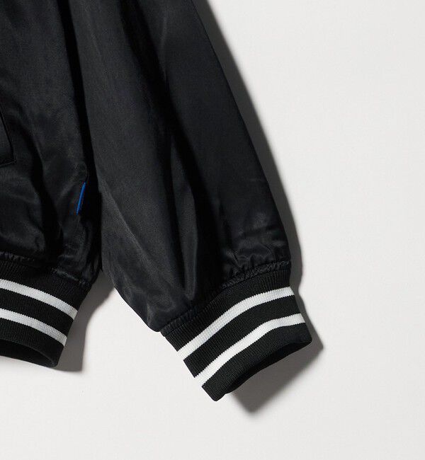 NICE WEATHER「＜NICE WEATHER＞サテン ブルゾン」|ブルゾン・スタジャン|