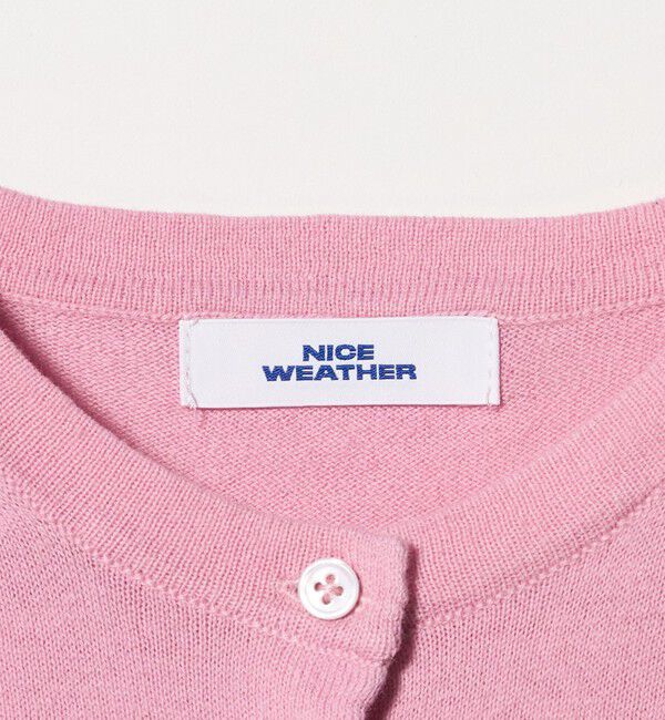 NICE WEATHER「＜NICE WEATHER＞コンパクト カーディガン」|カーディガン|