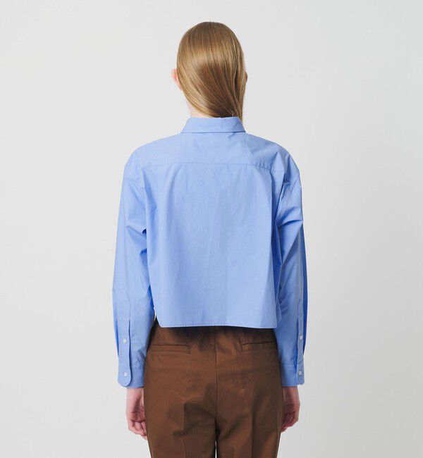 NICE WEATHER「＜NICE WEATHER＞ロゴ クロップド シャツ」|シャツ・ブラウス|