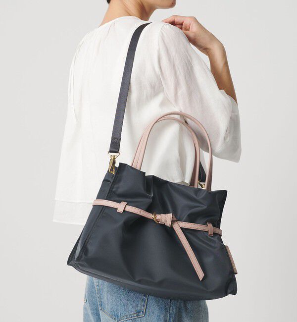 BEAUTY&YOUTH UNITED ARROWS「＜VIOLAd&rsquo;ORO＞BIANCA ナイロン ベルト トートバッグ」|トートバッグ|DK.GRAY