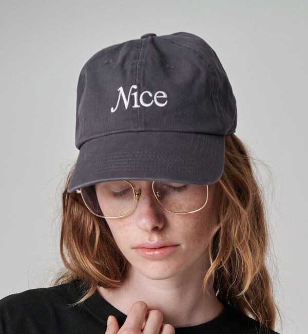 NICE WEATHER「＜NICE WEATHER＞SIGNATURE キャップ」|キャップ・キャスケット|
