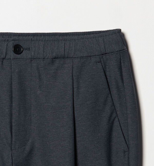 BEAUTY&YOUTH UNITED ARROWS「スラブ １プリーツ イージー テーパード パンツ NO.5 ストレッチ 撥水 UVカット 」|チノ|